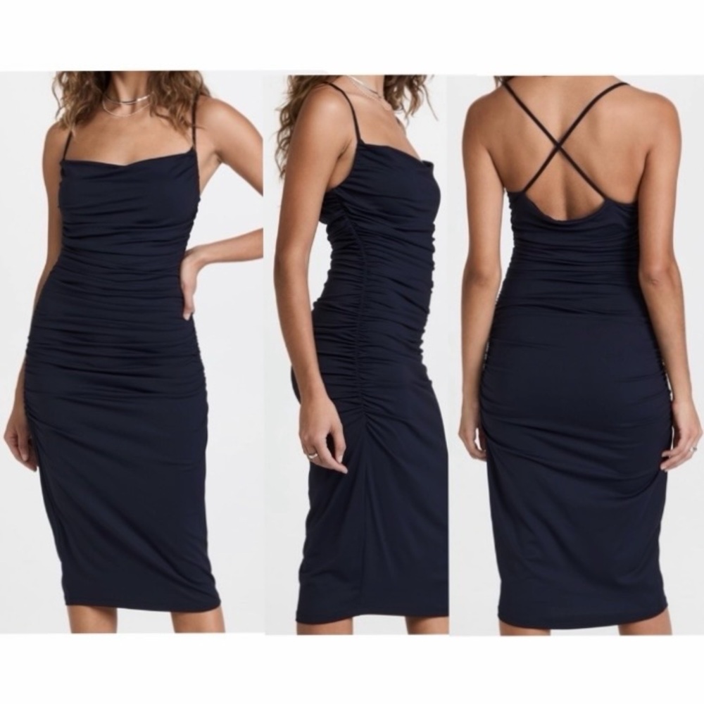 Susana Monaco Cowl Neck Bodycon Dress